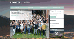 Desktop Screenshot of berufslehre-lonza.com